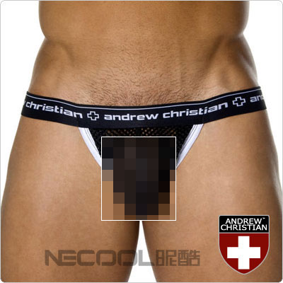 美国原装进口 AndrewChristian,魔术增大网眼丁字裤,1150,9171,男士内裤