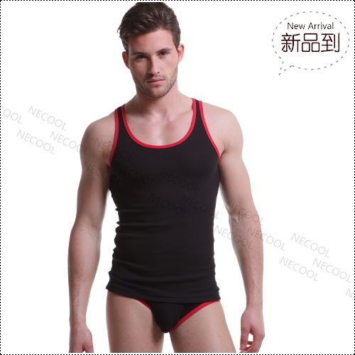 美国原装进口 N2N Bodywear,型男修身运动背心,1662,UN46,男士内裤