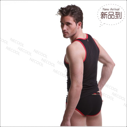 美国原装进口 N2N Bodywear,型男修身运动背心,1662,UN46,男士内裤