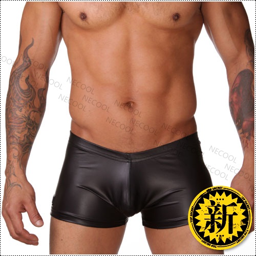 美国原装进口 N2N Bodywear,性感黑色平角激凸裤,1324,B3,男士内裤