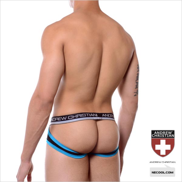 美国原装进口 AndrewChristian,莫代尔低腰舒适提臀男士丁字裤,2818,9404,男士内裤