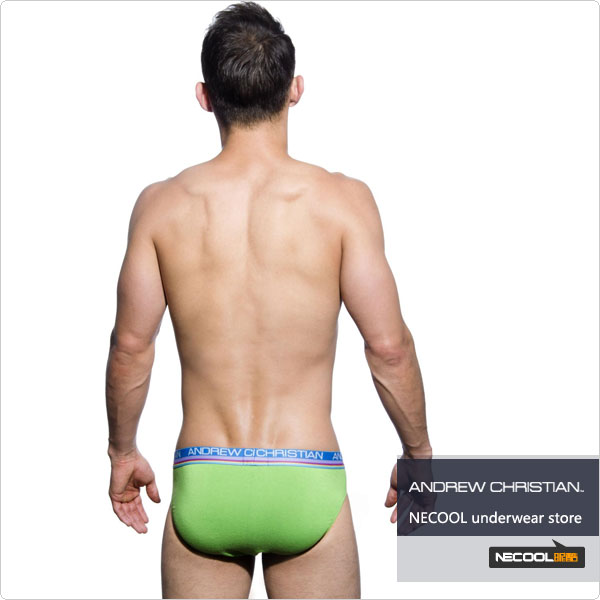 美国原装进口 AndrewChristian,莫代尔舒适囊袋三角内裤,3411,9437,男士内裤