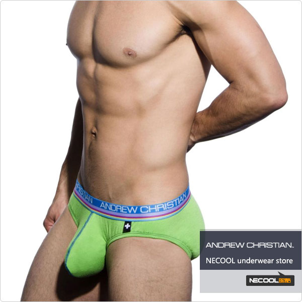 美国原装进口 AndrewChristian,莫代尔舒适囊袋三角内裤,3411,9437,男士内裤