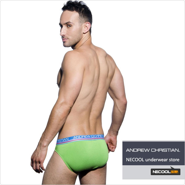 美国原装进口 AndrewChristian,莫代尔舒适囊袋三角内裤,3411,9437,男士内裤