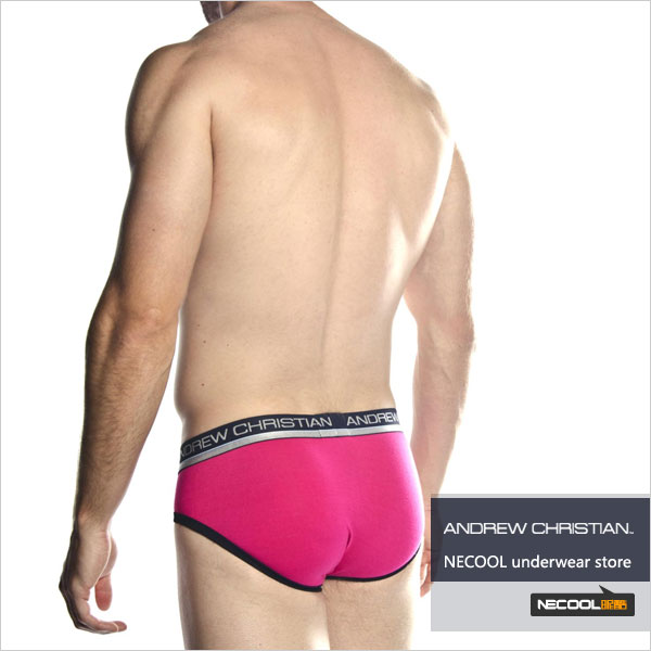 美国原装进口 AndrewChristian,蓝色莫代尔男士三角裤,3590,9321,男士内裤