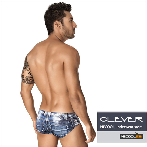 clevermoda,性感牛仔男士三角内裤,3659,5200,男士内裤