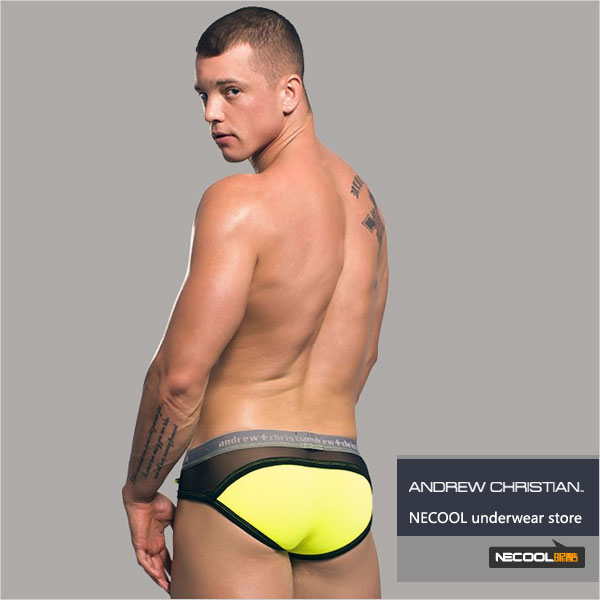 美国原装进口 AndrewChristian,前开口活动囊袋三角裤,3992,9682,男士内裤