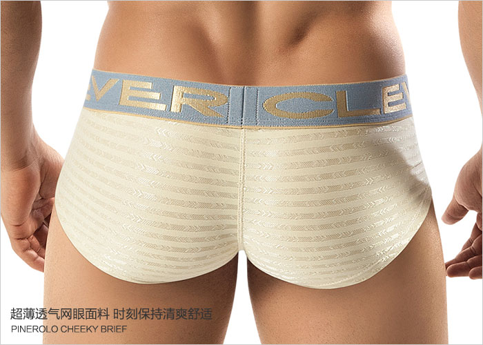 clevermoda,高弹透气激凸三角内裤,5088,CL5247,男士内裤