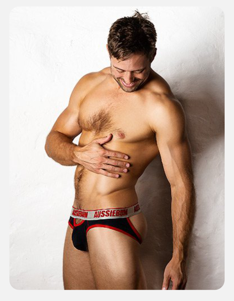 澳大利亚原装进口 AussieBum,超弹透气网眼双丁提臀裤,8846,Riot jock,男士内裤