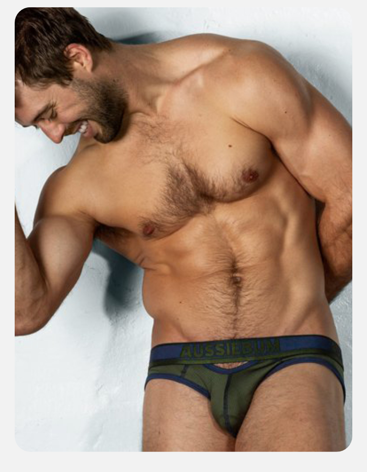 澳大利亚原装进口 AussieBum,超弹透气网眼双丁提臀裤,8846,Riot jock,男士内裤