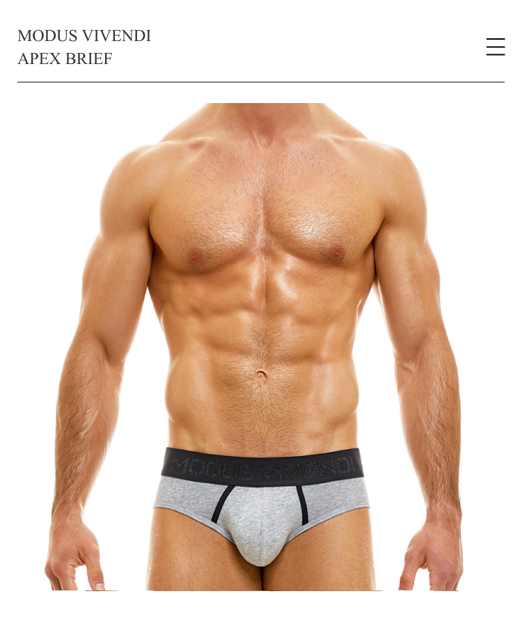 ModusVivendi,性感塑臀三角内裤,13415,mv02113,男士内裤