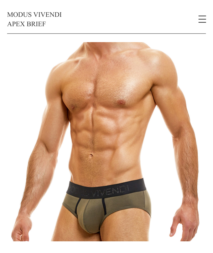 ModusVivendi,性感塑臀三角内裤,13415,mv02113,男士内裤