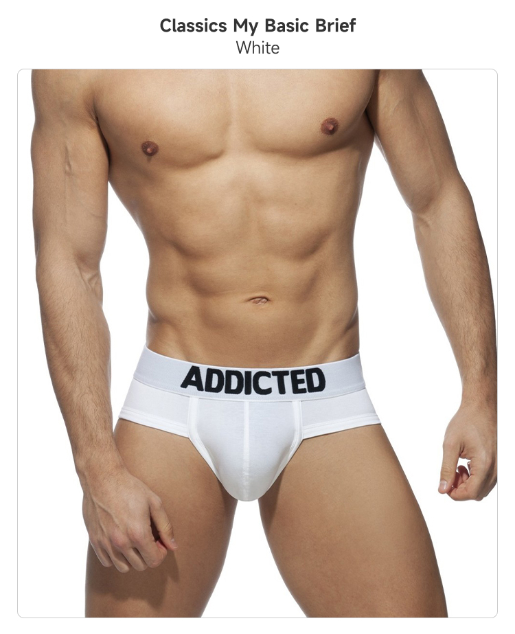 addicted,经典高弹U凸男士三角内裤,6946,ad467,男士内裤