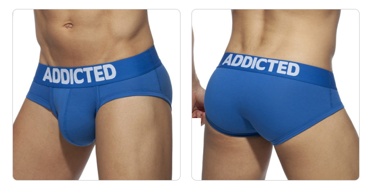 addicted,经典高弹U凸男士三角内裤,6946,ad467,男士内裤