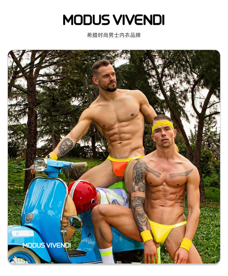 ModusVivendi,柔弹透气三角内裤,12004,mv04014,男士内裤