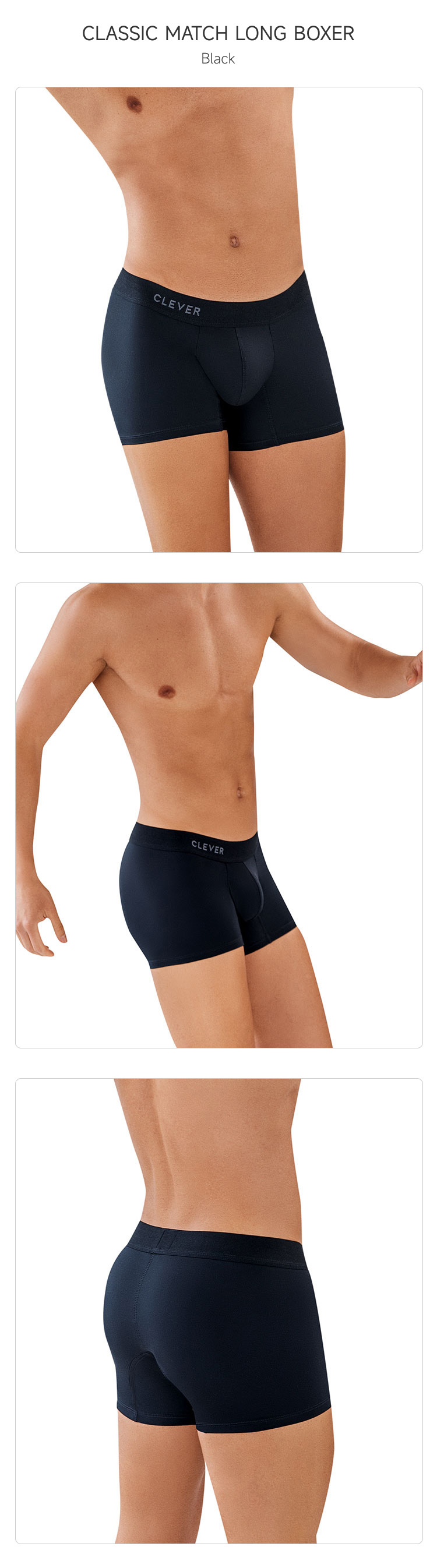 clevermoda,性感高弹平角内裤,14526,CL0880,男士内裤