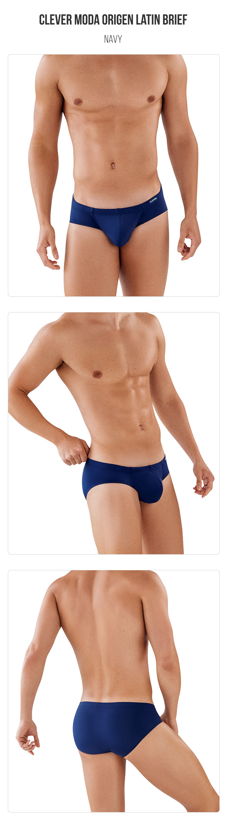 clevermoda,性感薄弹三角内裤,14545,CL0873,男士内裤