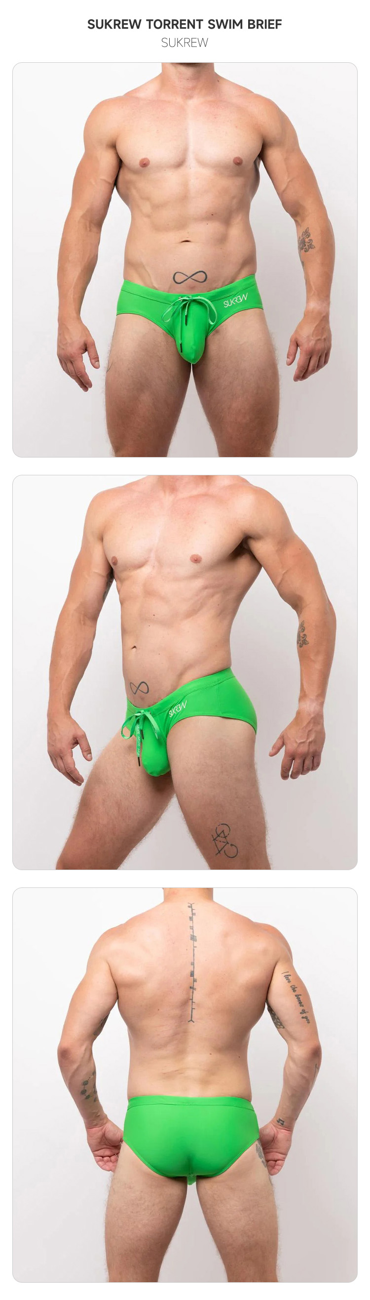 sukrew,性感U凸三角泳裤,15403,TSB-2,男士内裤