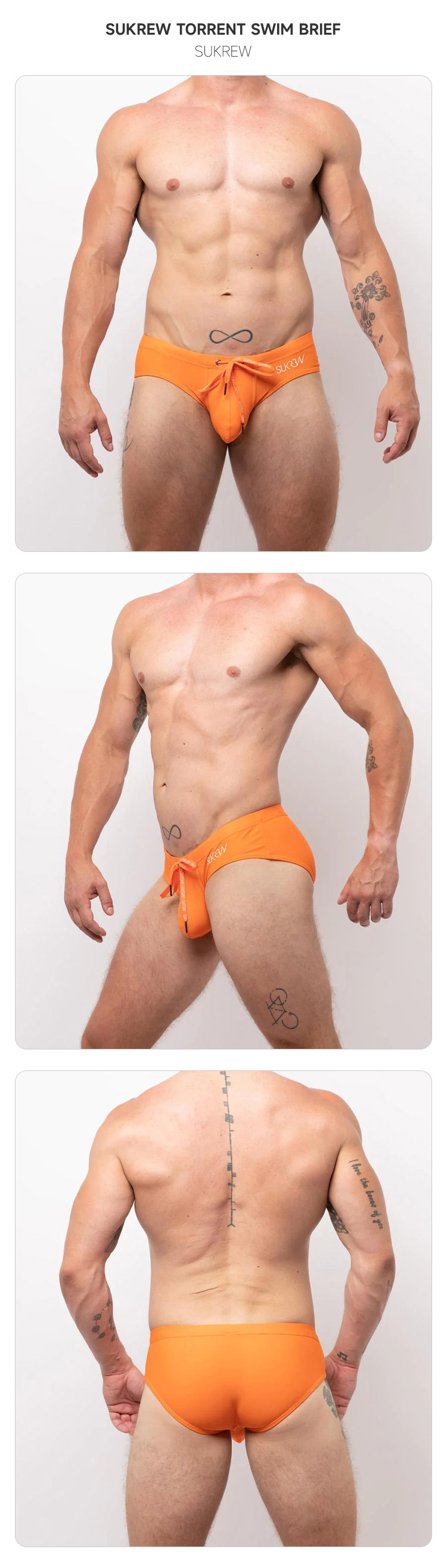 sukrew,性感U凸三角泳裤,15403,TSB-2,男士内裤