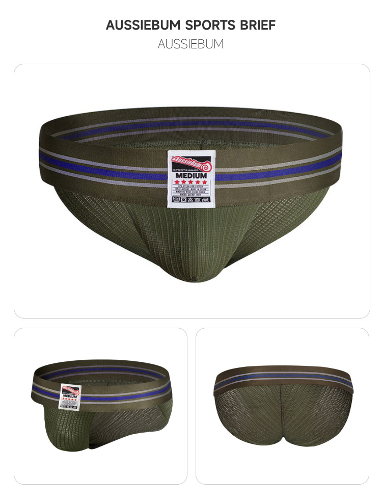 澳大利亚原装进口 AussieBum,经典运动三角内裤,14060,cj_brief,男士内裤
