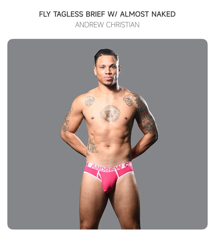 美国原装进口 AndrewChristian,性感棉质三角内裤,16358,93241,男士内裤