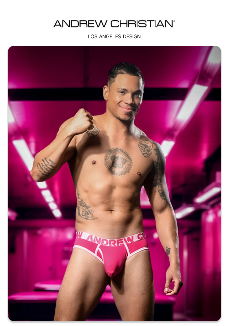 美国原装进口 AndrewChristian,性感棉质三角内裤,16358,93241,男士内裤