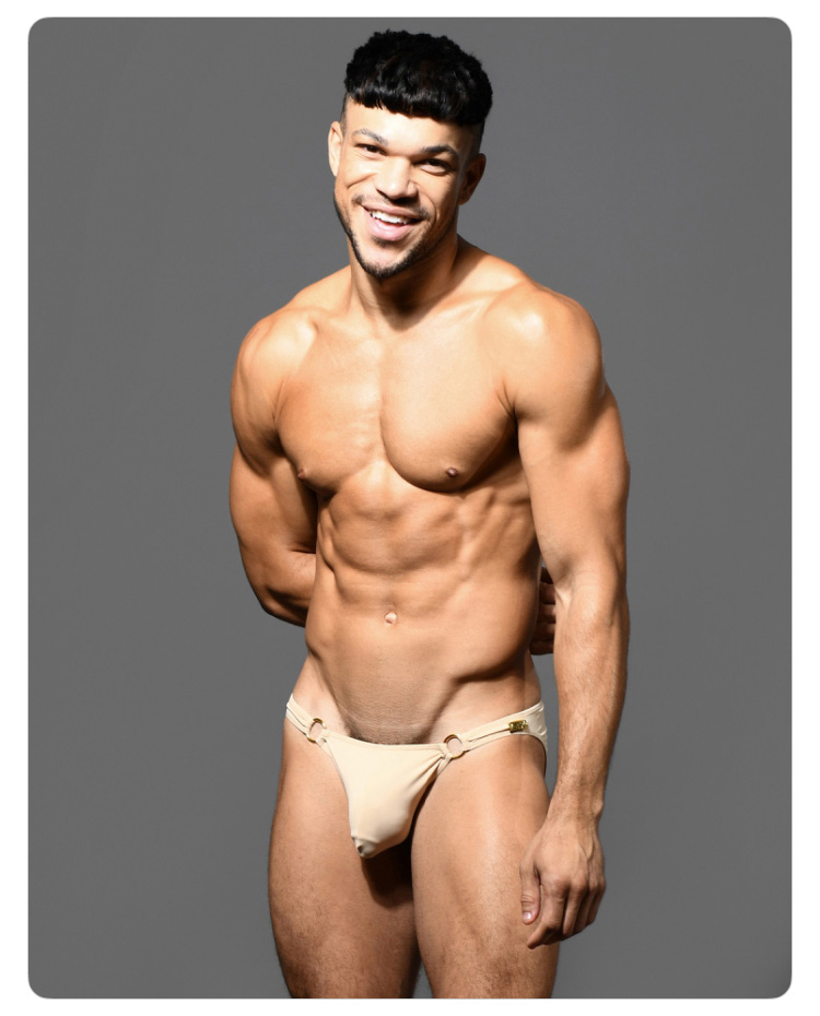 美国原装进口 AndrewChristian,性感高弹三角内裤,16431,93363,男士内裤