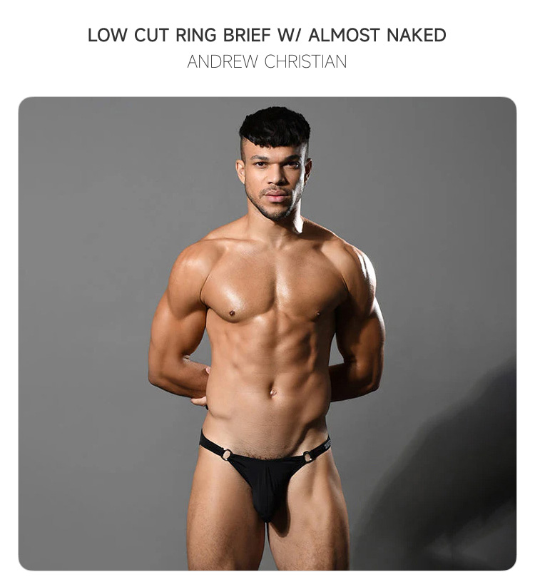 美国原装进口 AndrewChristian,性感高弹三角内裤,16431,93363,男士内裤