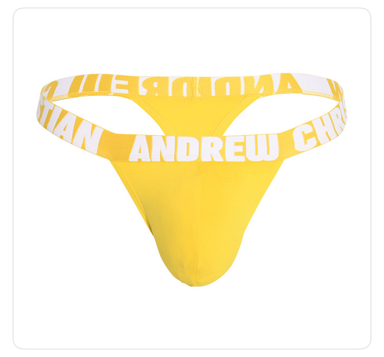 美国原装进口 AndrewChristian,轻薄高弹丁字裤,16645,93374,男士内裤