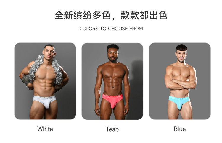 美国原装进口 AndrewChristian,莫代尔三角内裤,16785,93416,男士内裤