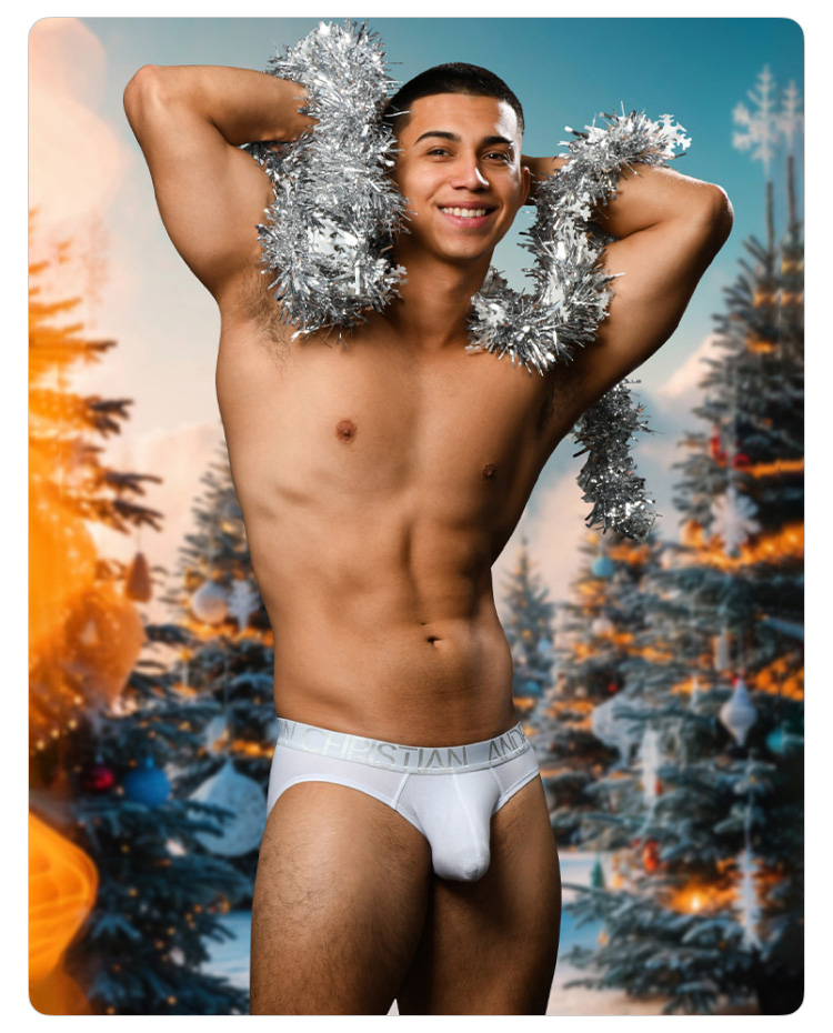 美国原装进口 AndrewChristian,莫代尔三角内裤,16785,93416,男士内裤