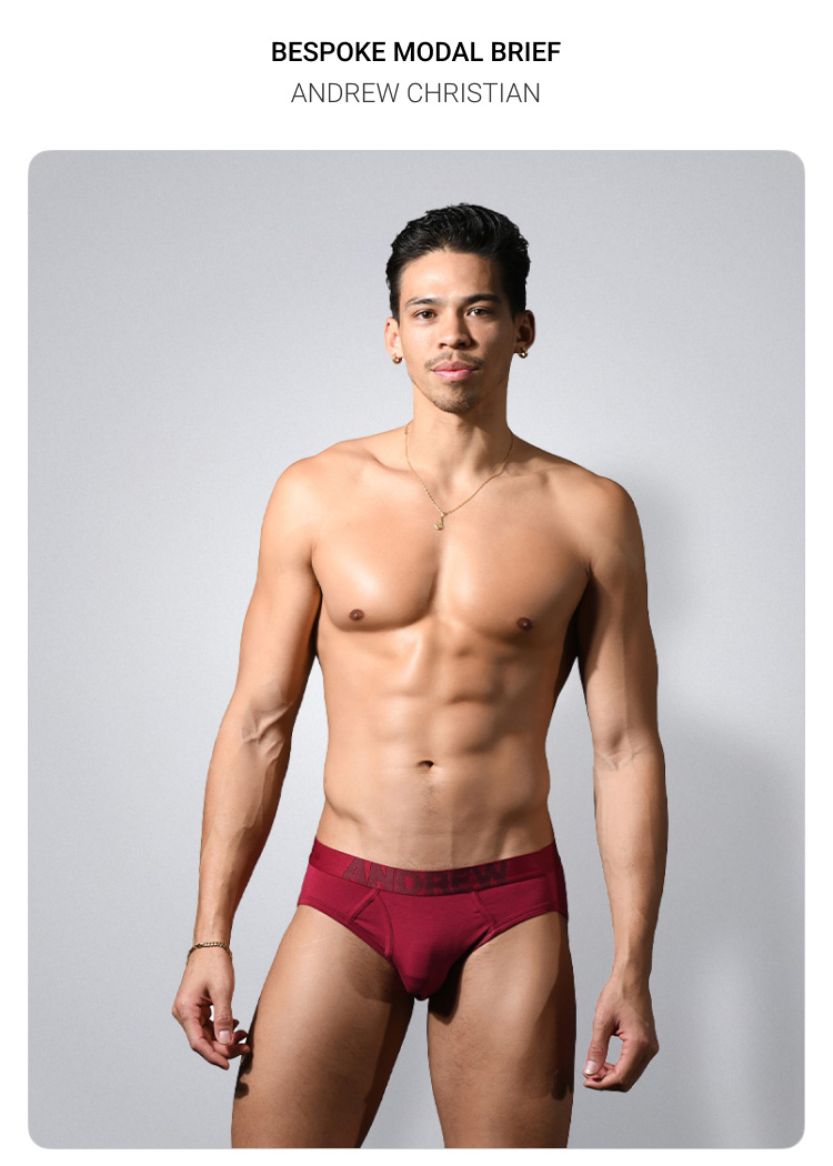 美国原装进口 AndrewChristian,莫代尔三角内裤,16896,93521,男士内裤