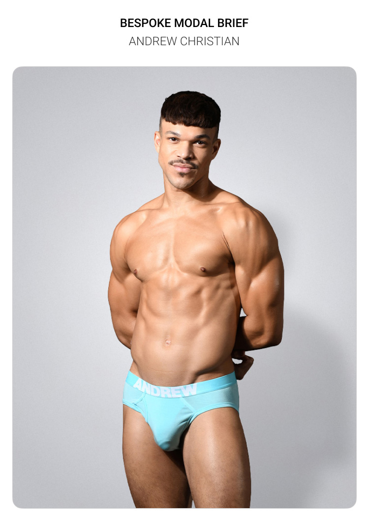 美国原装进口 AndrewChristian,莫代尔三角内裤,16896,93521,男士内裤