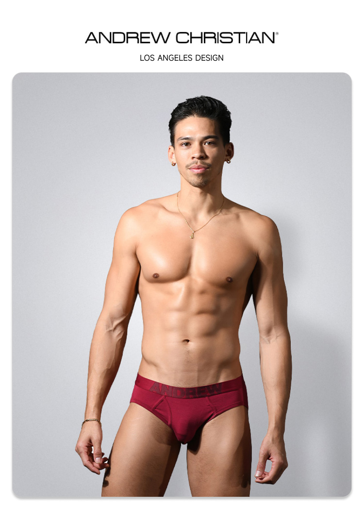 美国原装进口 AndrewChristian,莫代尔三角内裤,16896,93521,男士内裤