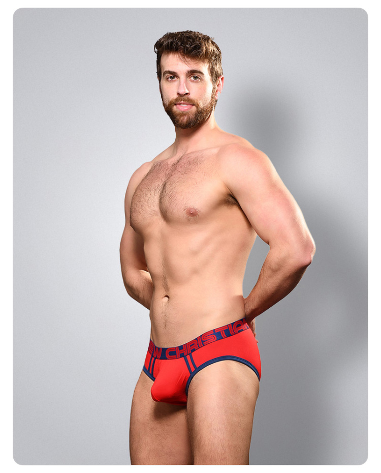 美国原装进口 AndrewChristian,性感分仓囊袋三角裤,15293,92796,男士内裤