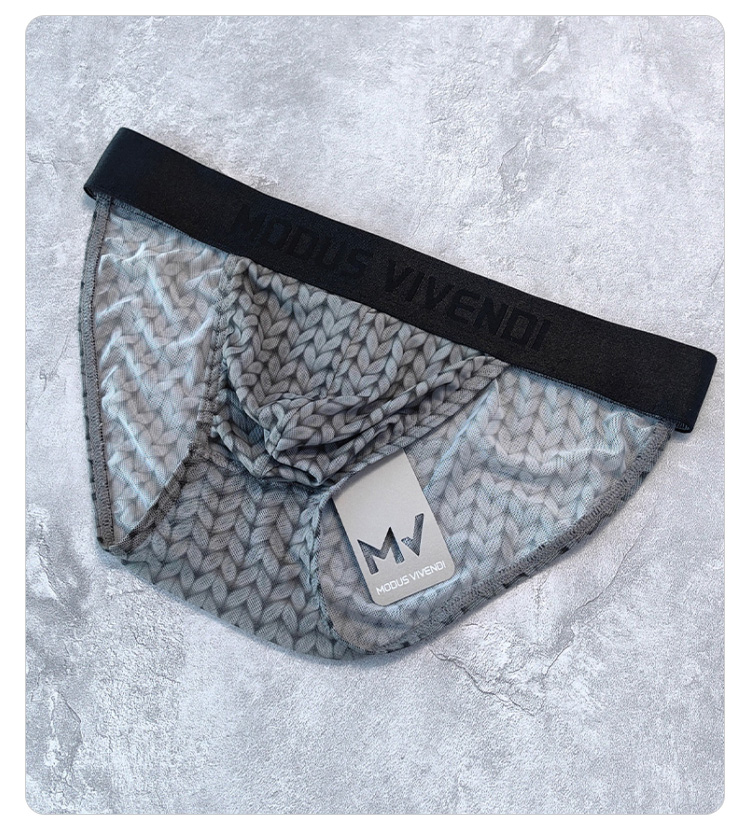 ModusVivendi,纱网微透三角内裤,16996,mv04514,男士内裤