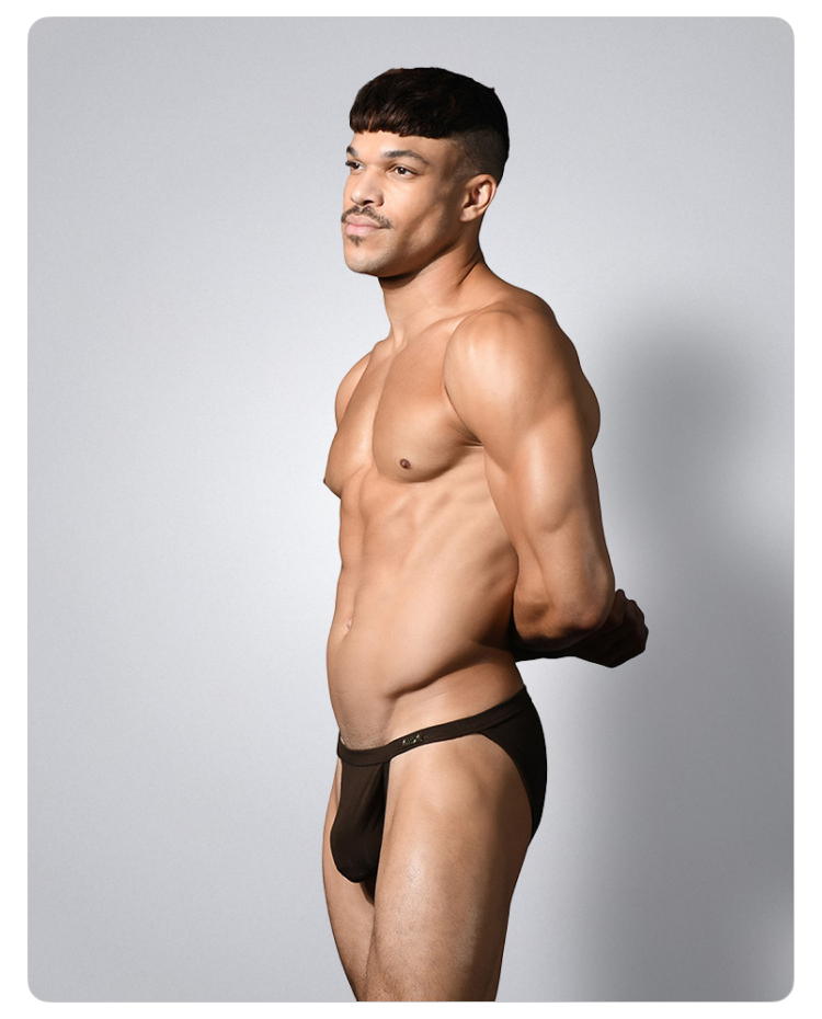 美国原装进口 AndrewChristian,竹纤维高叉三角内裤,17022,93559,男士内裤