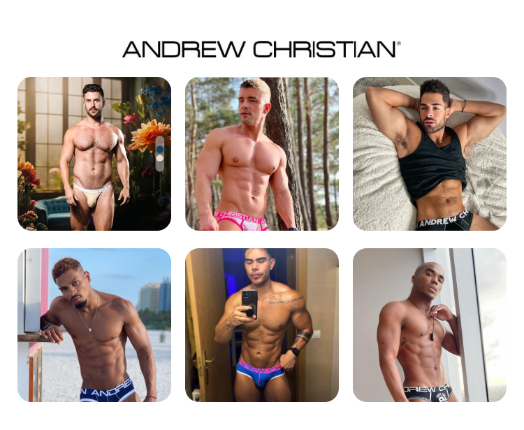美国原装进口 AndrewChristian,竹纤维高叉三角内裤,17022,93559,男士内裤