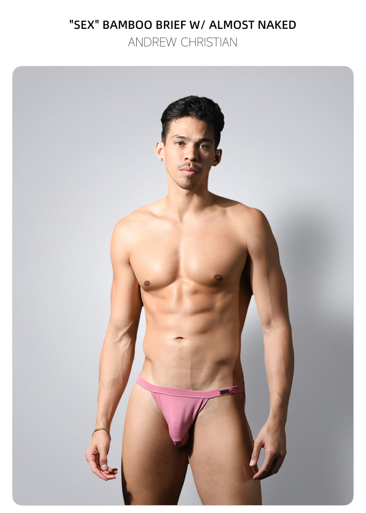 美国原装进口 AndrewChristian,竹纤维高叉三角内裤,17022,93559,男士内裤