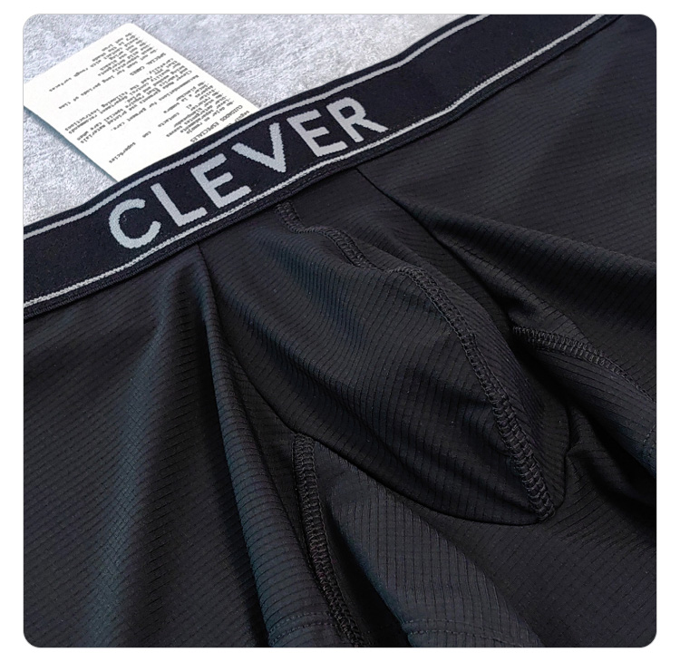 clevermoda,性感高弹透气平角内裤,17232,CL1784,男士内裤