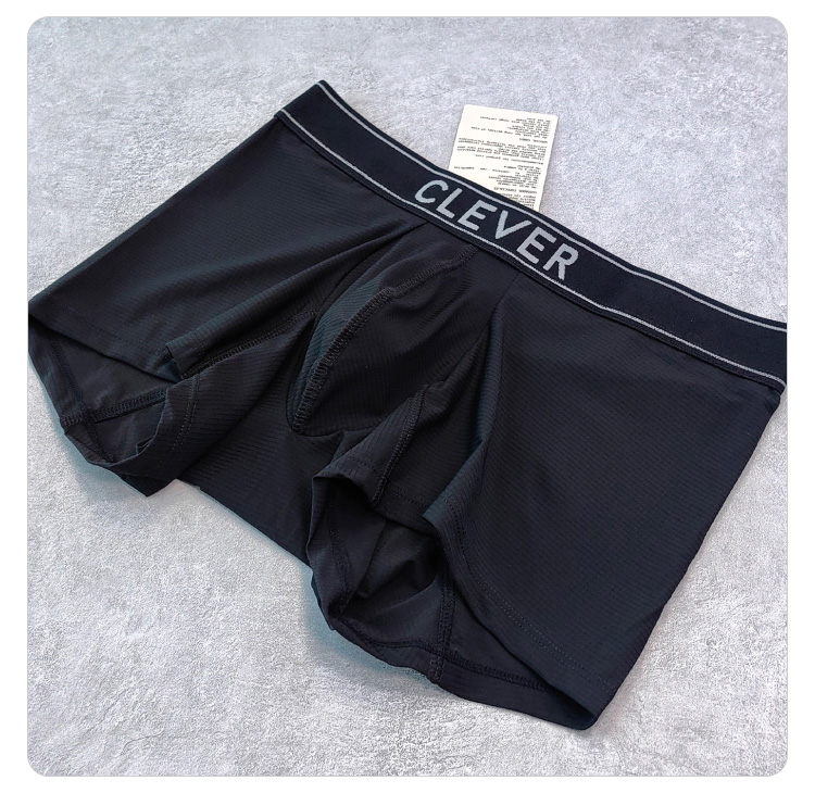 clevermoda,性感高弹透气平角内裤,17232,CL1784,男士内裤