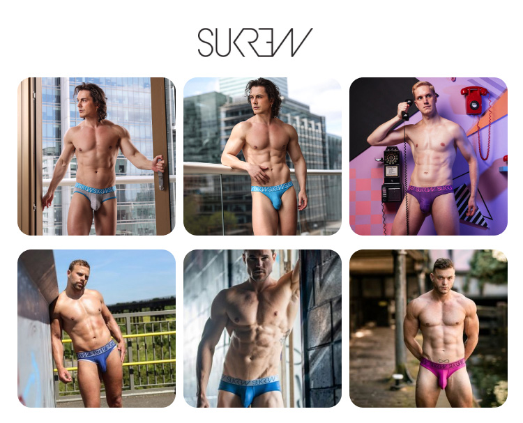 sukrew,性感高弹三角内裤,17277,SFB-8,男士内裤