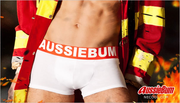 澳大利亚原装进口 AussieBum,消防员系列平角内裤,1797,flame,男士内裤