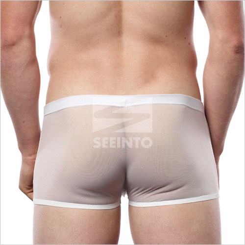 seeinto 男士纱网透明内裤