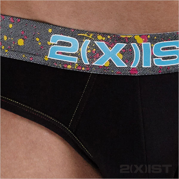 美国2xist男士内裤 三角 低腰 棉 splash