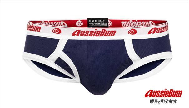 aussiebum 男士内裤 三角裤 地要内裤 棉 藏蓝色