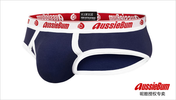 aussiebum 男士内裤 三角裤 地要内裤 棉 藏蓝色